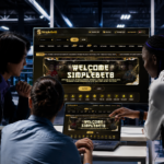 Tampilan dashboard Simplebet8 dengan desain minimalis.