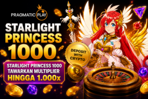 Karakter Starlight Princess dalam permainan Starlight Princess 1000.